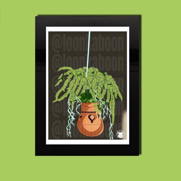 Minimalistic Hanging Plant Print