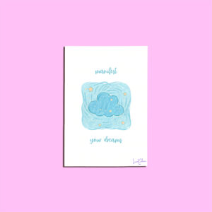 'Manifest Your Dreams' Positivity Greeting Card