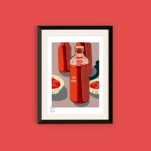 Hot Stuff Hot Sauce Print