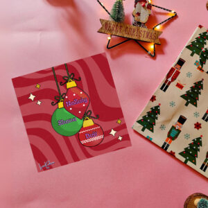 Nollaig Shona Duit Ornaments Card