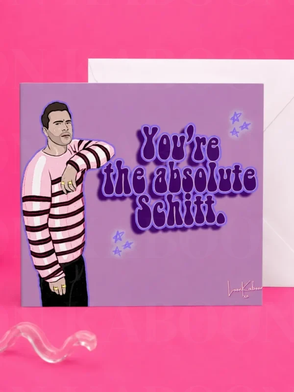 ‘Absolute Schitt’ Greeting Card | Loon Kaboon