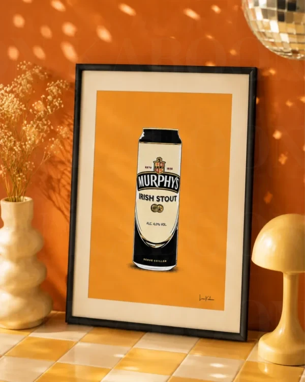 Retro Layered Murphy's Can Print