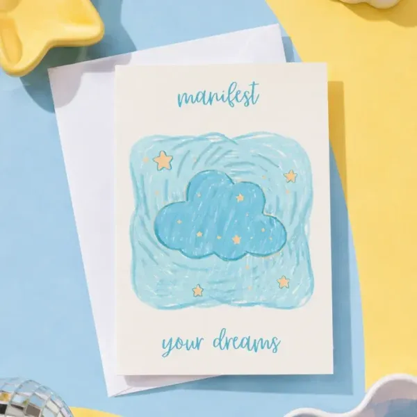 'Manifest Your Dreams' Star Card