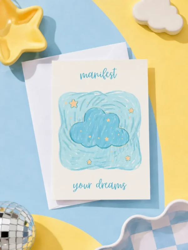 'Manifest Your Dreams' Star Card