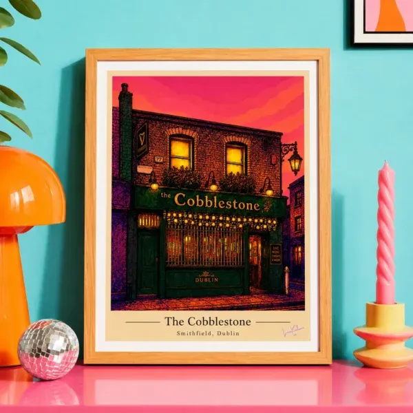 The Cobblestone Pub Print