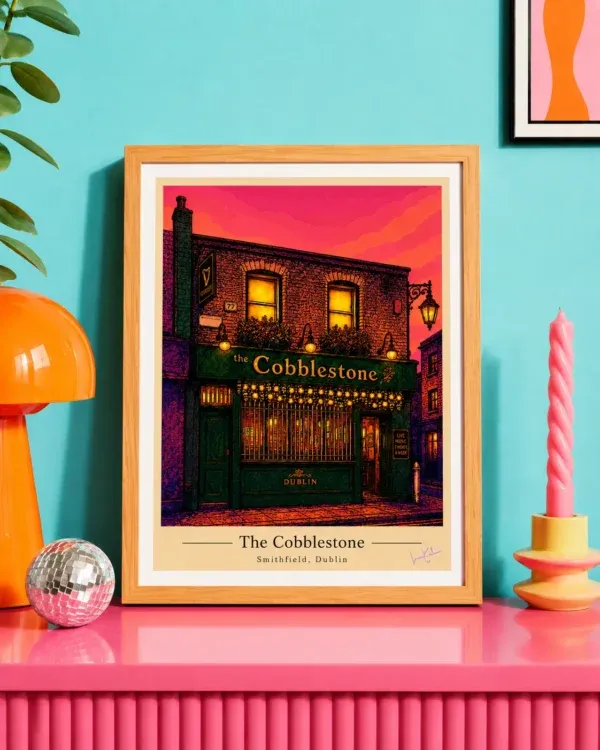 The Cobblestone Pub Print