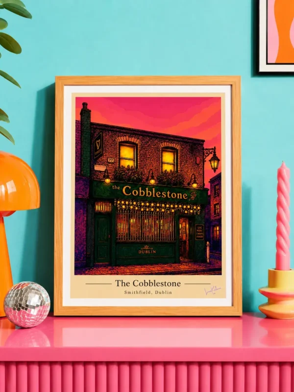 The Cobblestone Pub Print