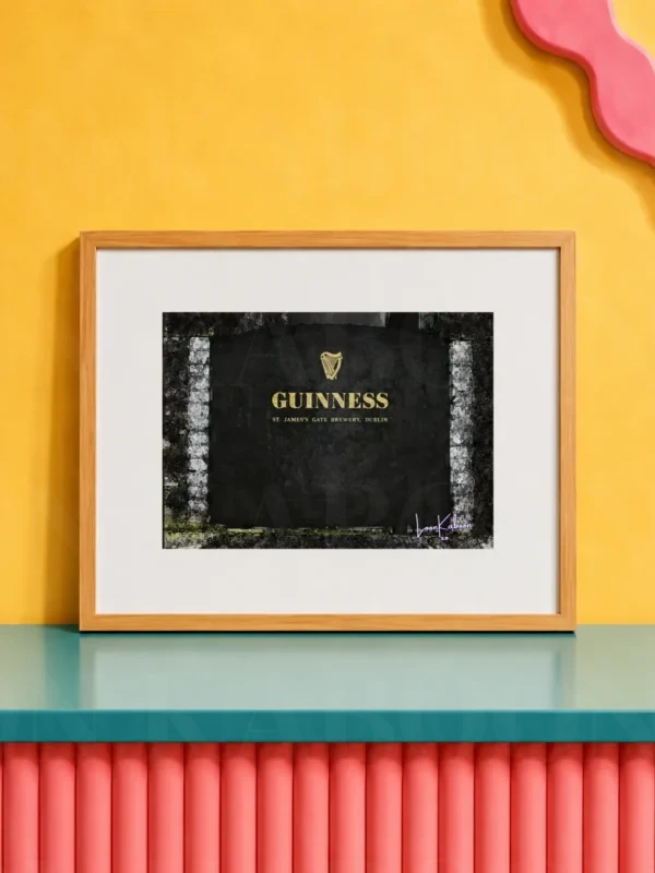 Layered Guinness Brewery Print