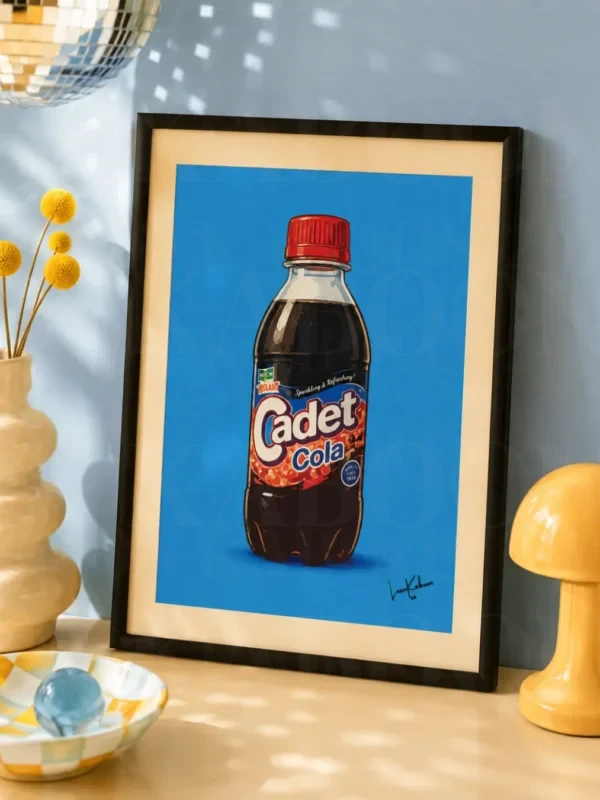 Retro Cadet Cola Retro Layered Cadet Cola Print