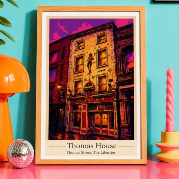 Thomas House, Thomas St, The Liberties Pub Print