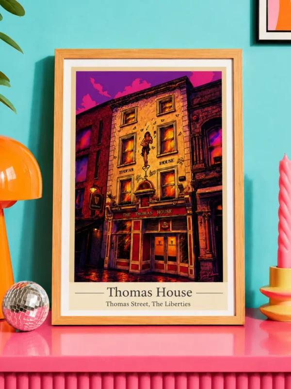Thomas House Pub Print Thomas House, Thomas St, The Liberties Pub Print