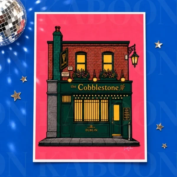 Cobblestone A4 The Cobblestone Pub Print