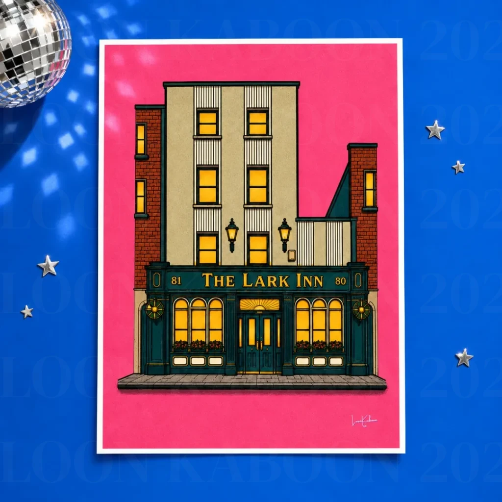 The Lark Inn Pub Print