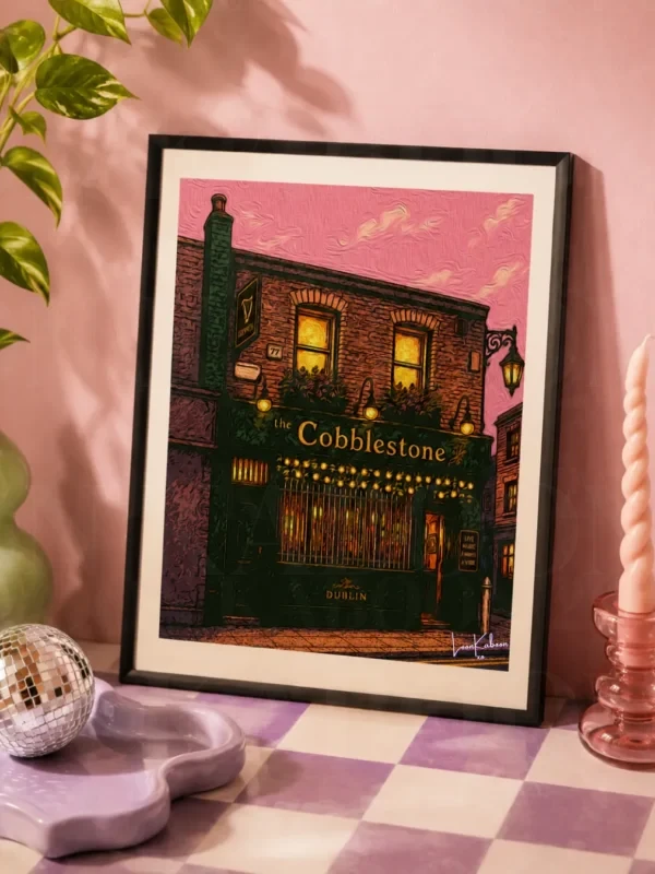 The Cobblestone Pub Print
