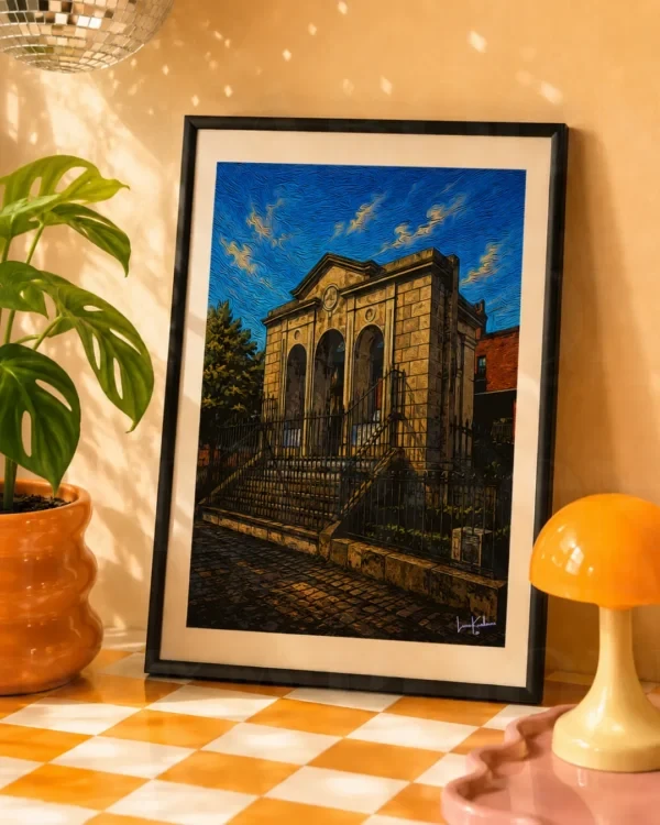 The Old Coombe Monument The Old Coombe Monument Print
