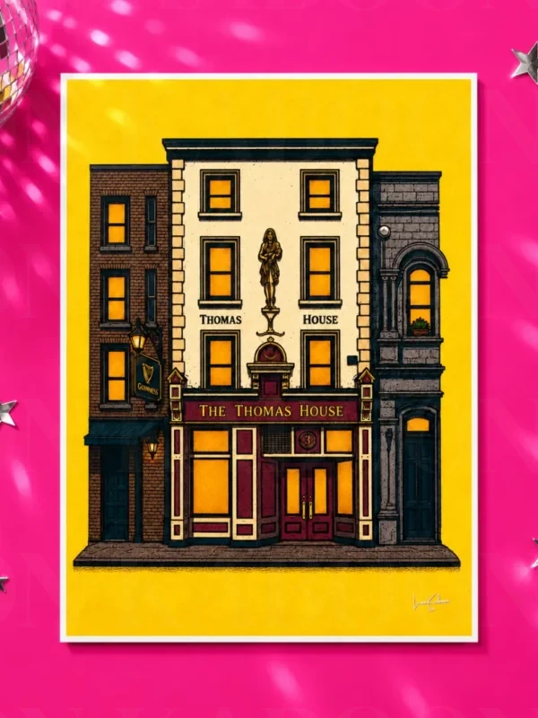 Thomas House A4 Thomas House Pub Print