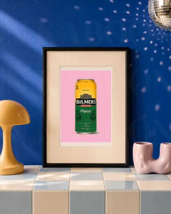 print-bulmers-cider-can-a5-portrait Retro Layered Bulmers Cider Can Print