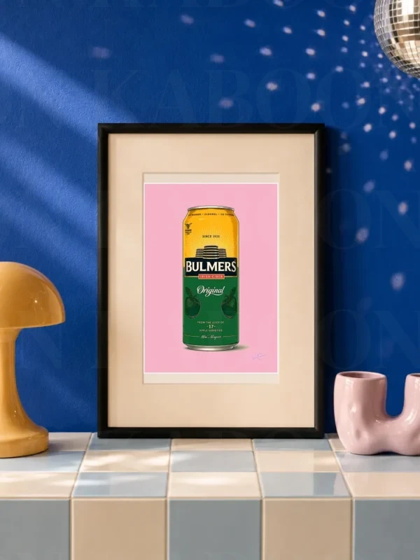 Retro Layered Bulmers Cider Can Print – A5 Prints | Loon Kaboon
