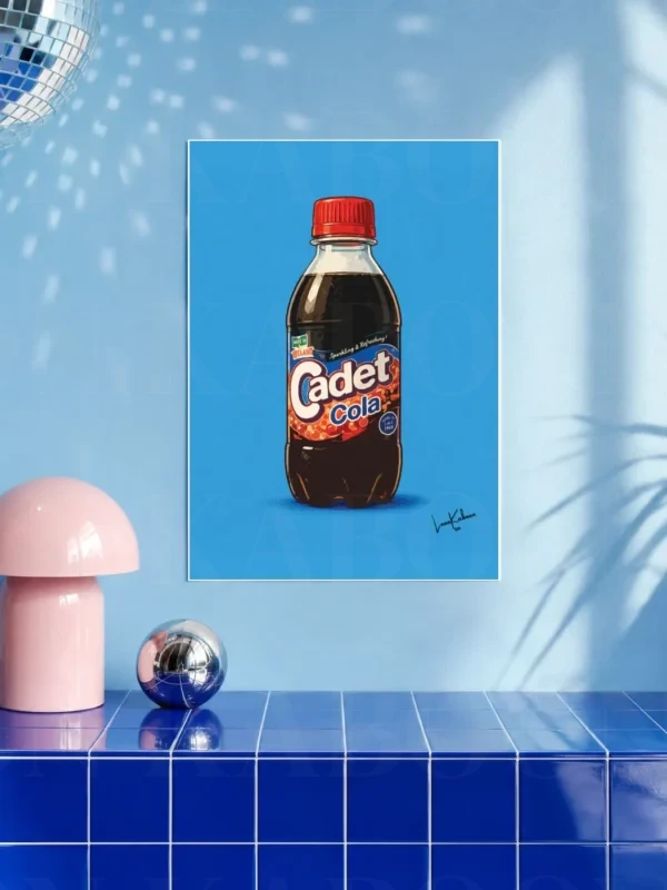 Retro Layered Cadet Cola Print – A3 Prints | Loon Kaboon