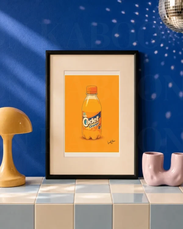 print-cadet-orange-a5-portrait Retro Layered Cadet Orange Print