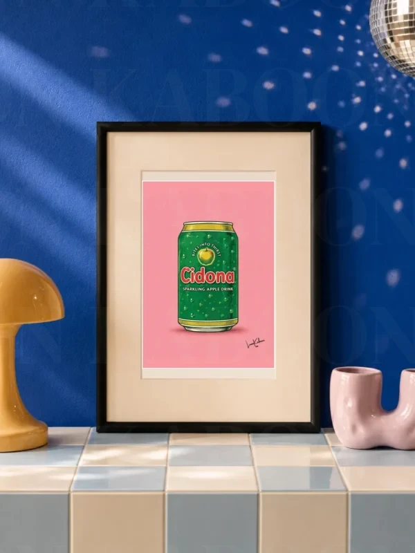 Retro Layered Cidona Can Print – A5 Prints | Loon Kaboon