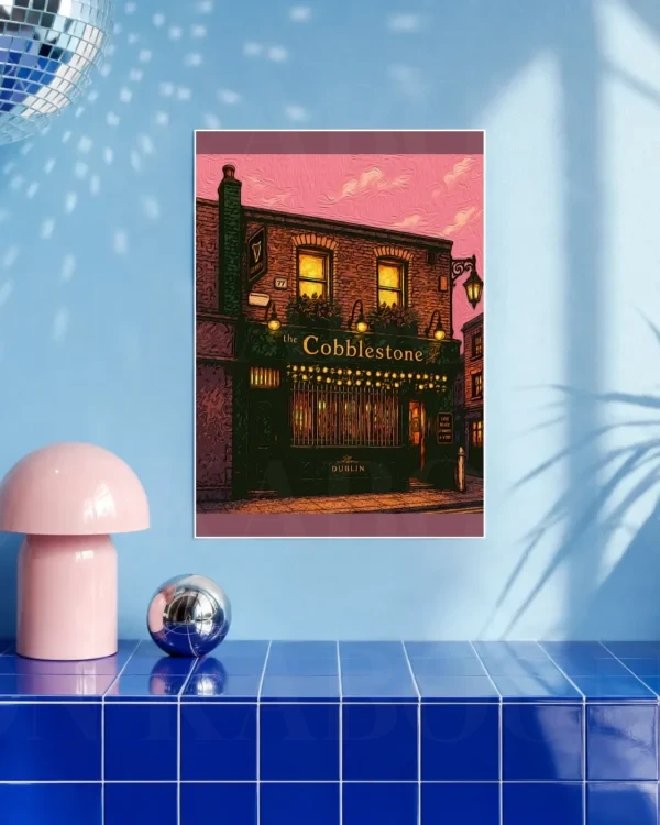 The Cobblestone Pub Print