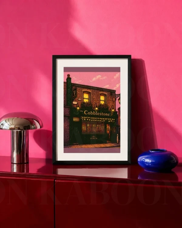 The Cobblestone Pub Print