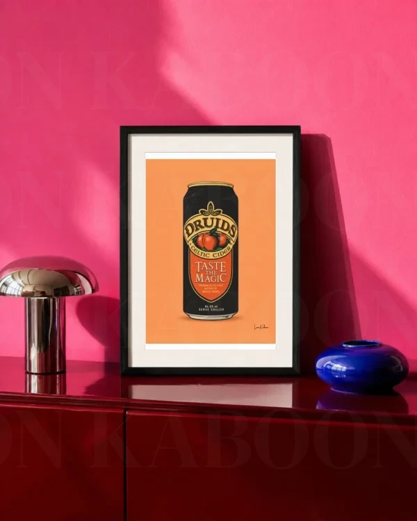 print-druids-cider-can-a4-portrait Retro Layered Druids Cider Can Print