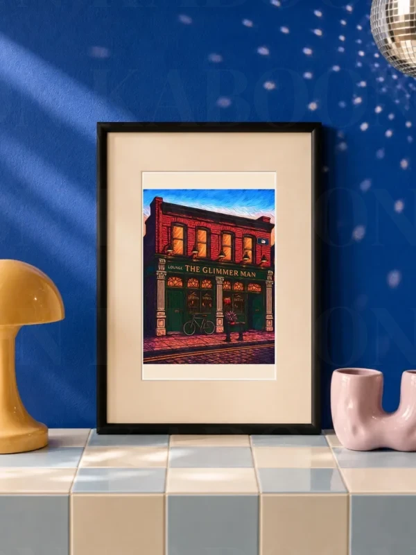 The Glimmer Man Pub Print – A5 Prints | Loon Kaboon