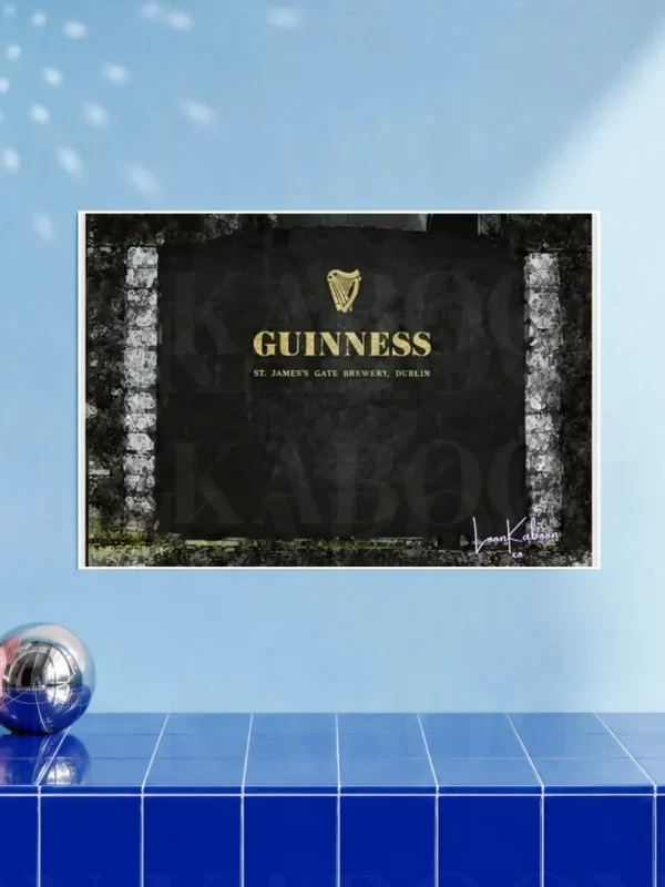 Layered Guinness Brewery Print – A3 Prints | Loon Kaboon