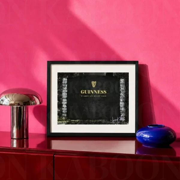 Layered Guinness Brewery Print A4 art print by Loon Kaboon