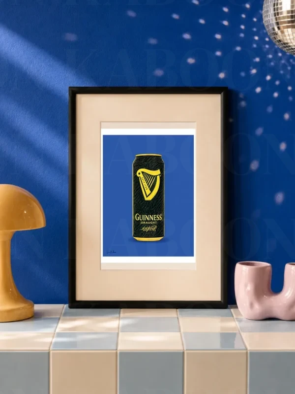 Retro Layered Guinness Can Print – A5 Prints | Loon Kaboon