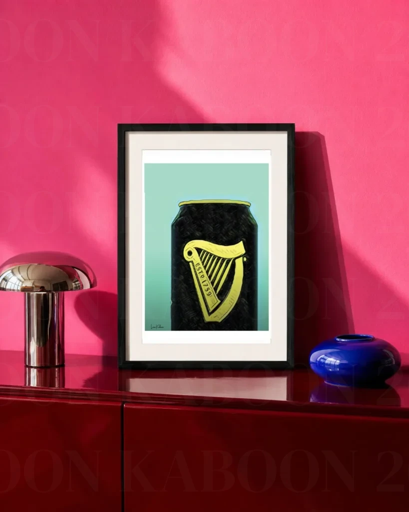 Guinness Can A4 art print by Loon Kaboon