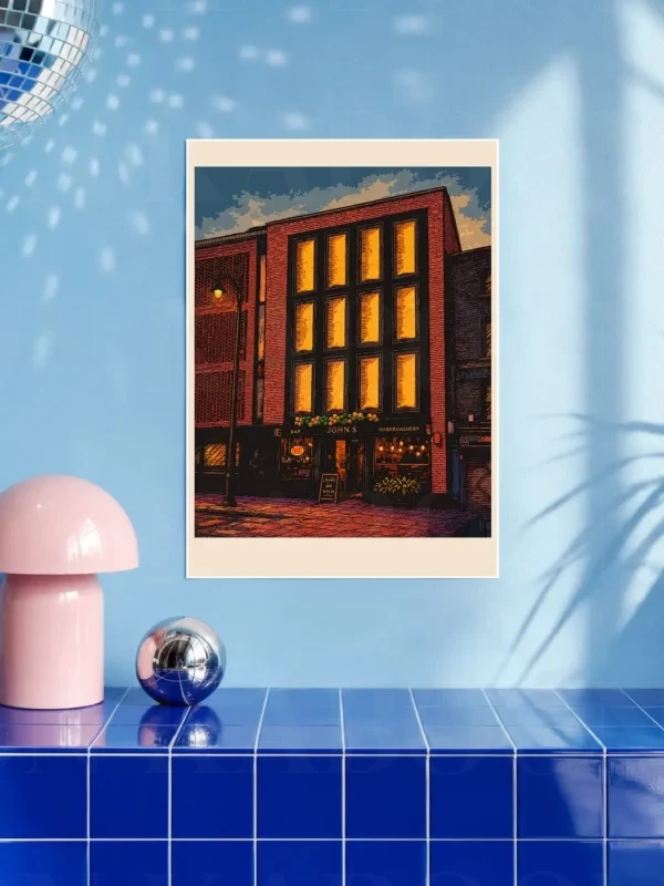 John’s Bar Pub Print – A3 Prints | Loon Kaboon
