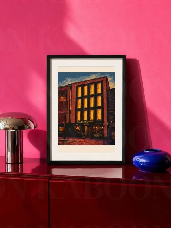John’s Bar Pub Print – A4 Prints | Loon Kaboon
