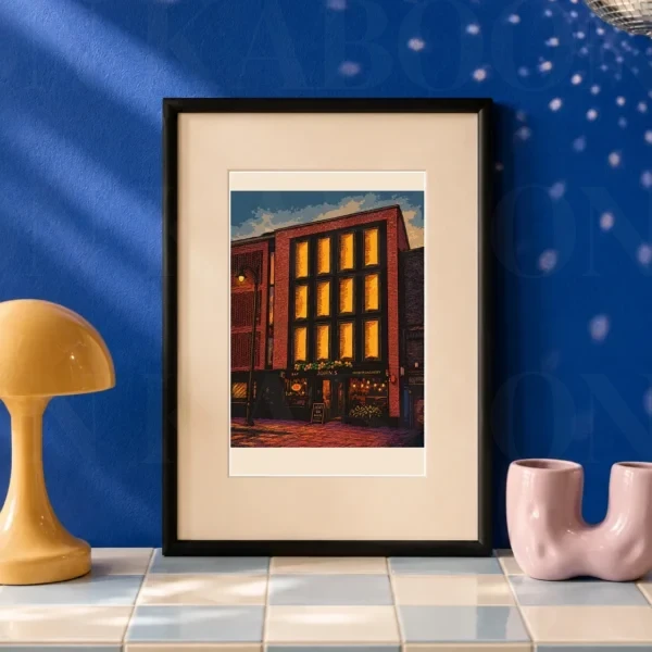 John’s Bar Pub Print A5 art print by Loon Kaboon