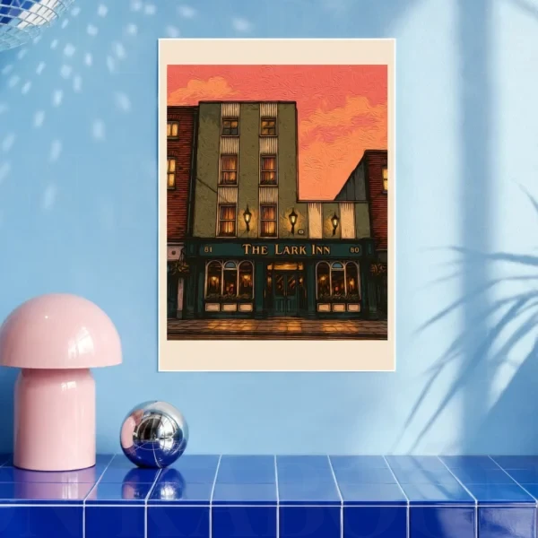 The Lark Inn Pub Print A3 art print by Loon Kaboon