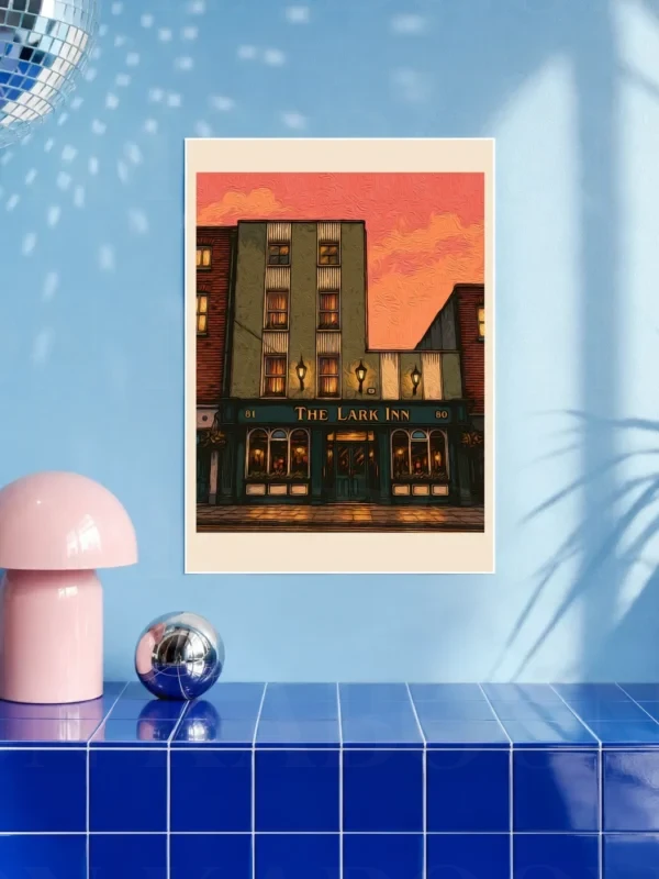 The Lark Inn Pub Print – A3 Prints | Loon Kaboon
