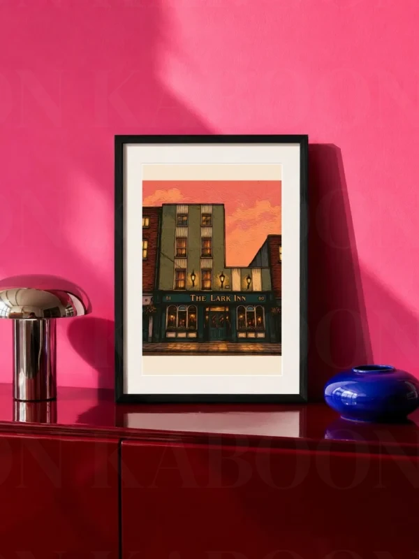 The Lark Inn Pub Print – A4 Prints | Loon Kaboon