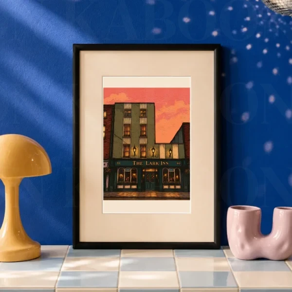 The Lark Inn Pub Print A5 art print by Loon Kaboon