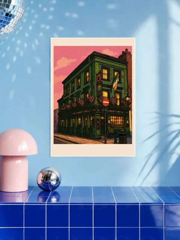 Liberty Belle Pub Print – A3 Prints | Loon Kaboon