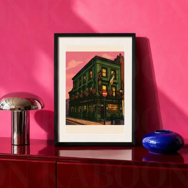 Liberty Belle Pub Print A4 art print by Loon Kaboon