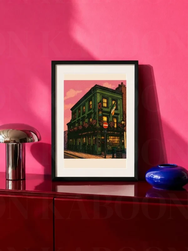 Liberty Belle Pub Print – A4 Prints | Loon Kaboon