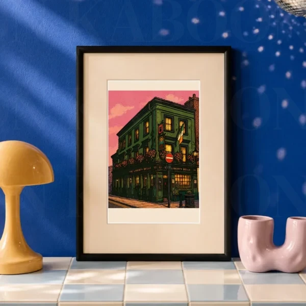 Liberty Belle Pub Print A5 art print by Loon Kaboon