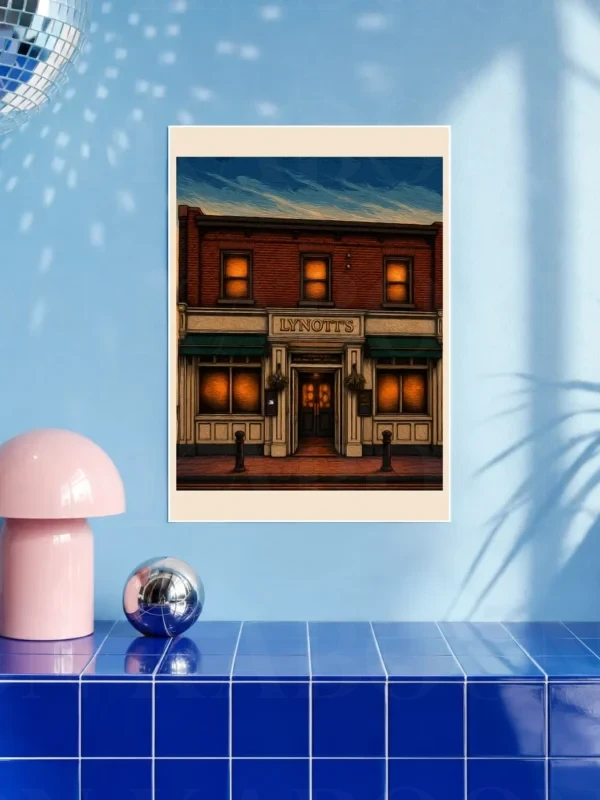 Lynott’s Meath St Pub Print – A3 Prints | Loon Kaboon