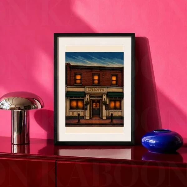 Lynott’s Meath St Pub Print A4 art print by Loon Kaboon