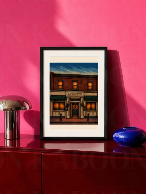 Lynott’s Meath St Pub Print – A4 Prints | Loon Kaboon