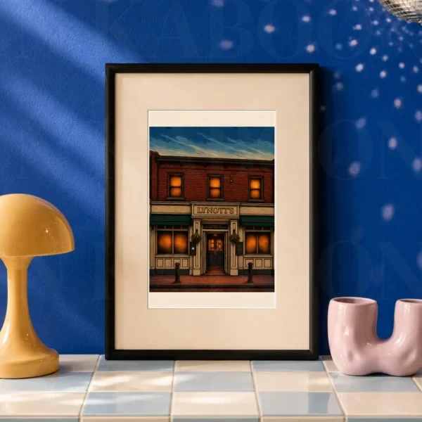 Lynott’s Meath St Pub Print A5 art print by Loon Kaboon