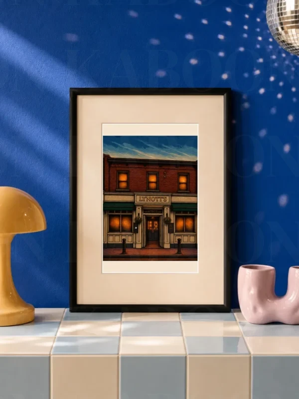 Lynott’s Meath St Pub Print – A5 Prints | Loon Kaboon