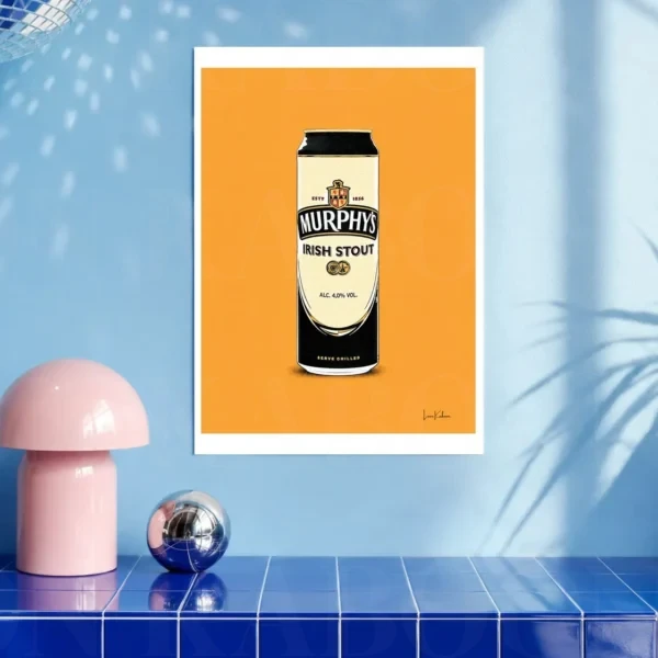 Retro Layered Murphy’s Can Print A3 art print by Loon Kaboon